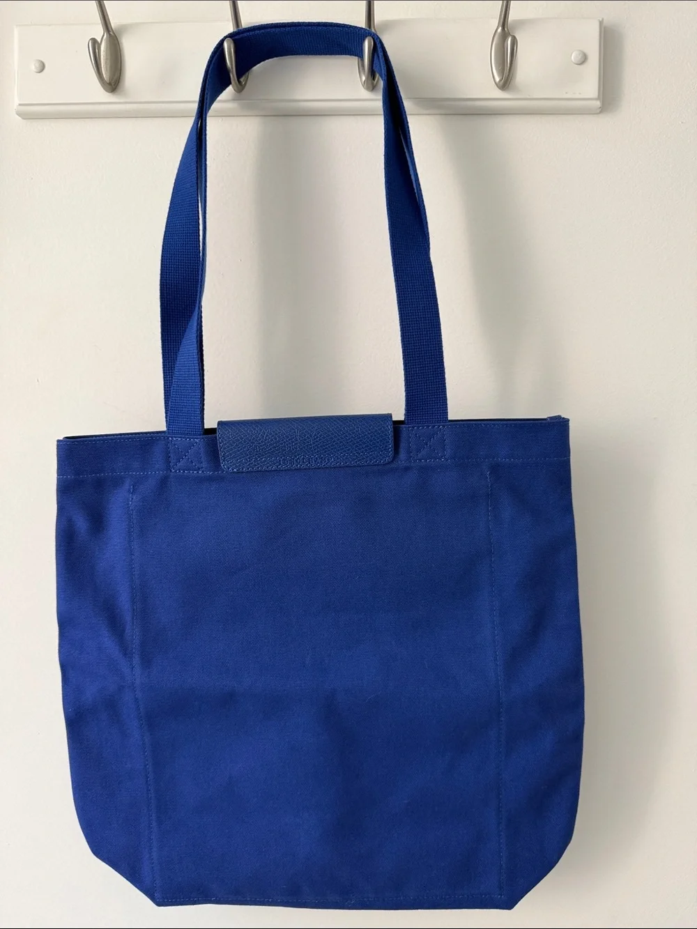 NEW Longchamp Cobalt blue Le Pliage Constantin Tote Logo Medallion limited
